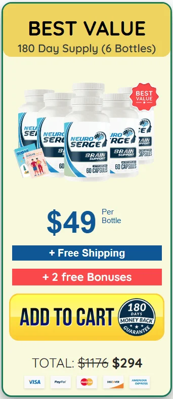 NeuroSerge 6 bottles